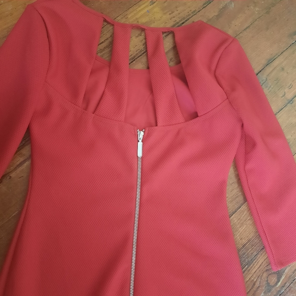 Classy Red Bisou Bisou Dress - Picture 2 of 5